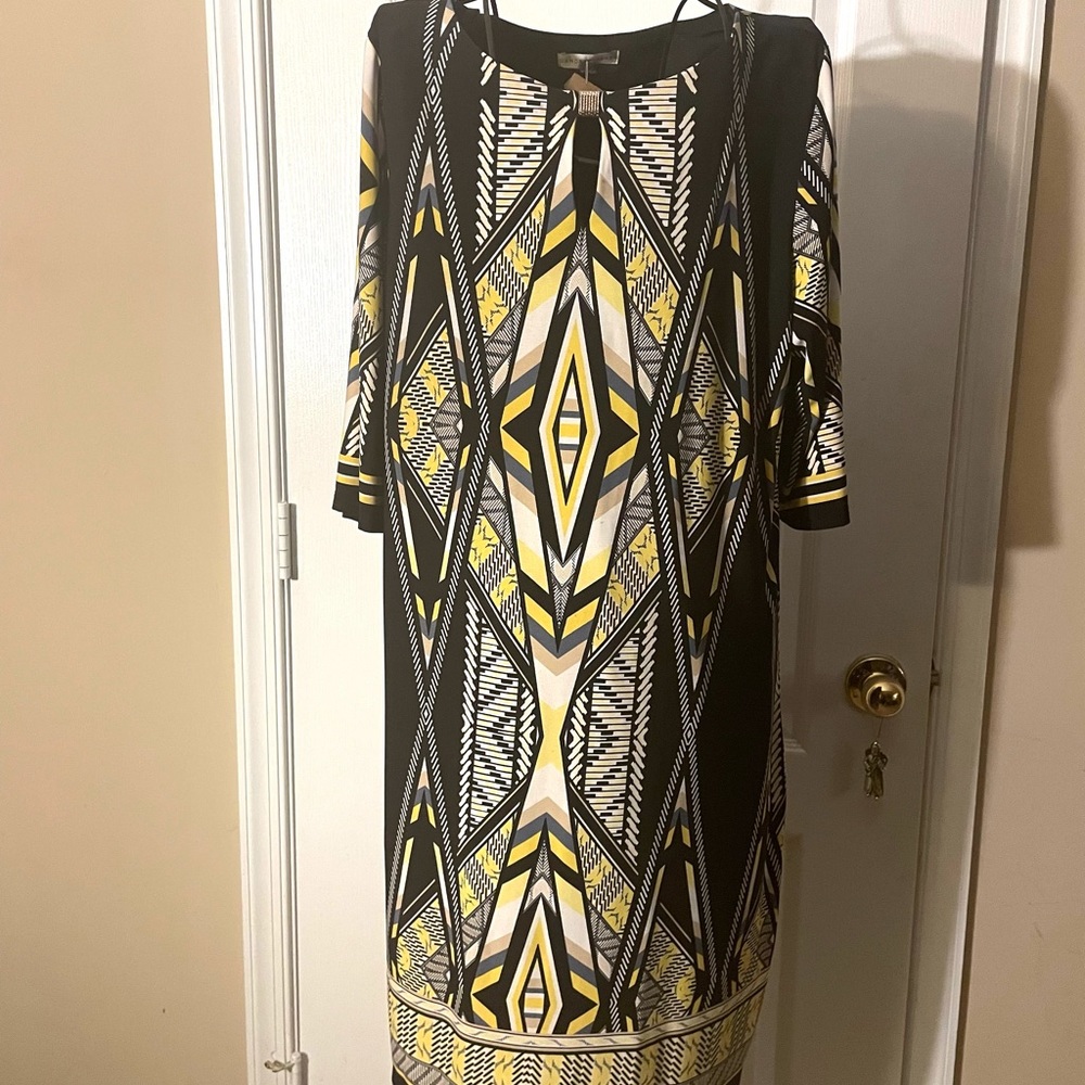 Sandra Darren Print dress